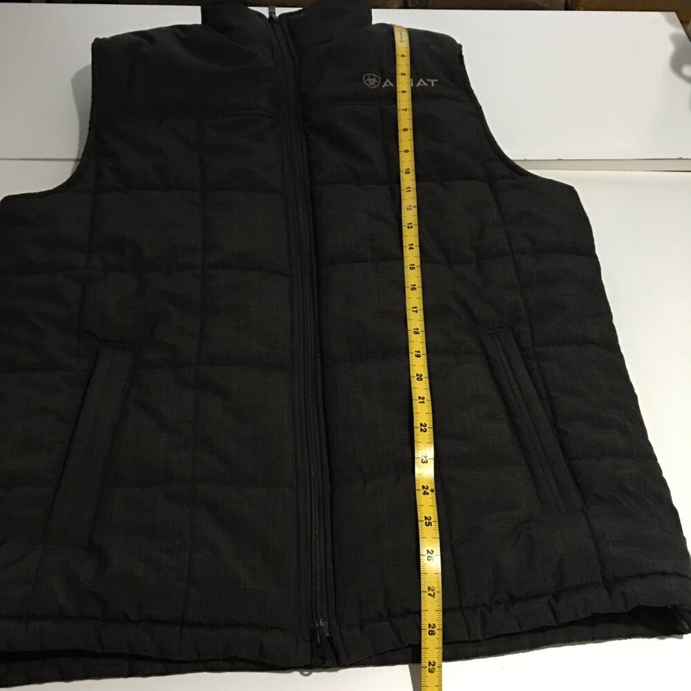 Ariat Black Quilted Puffer Vest - Picture 12 of 12